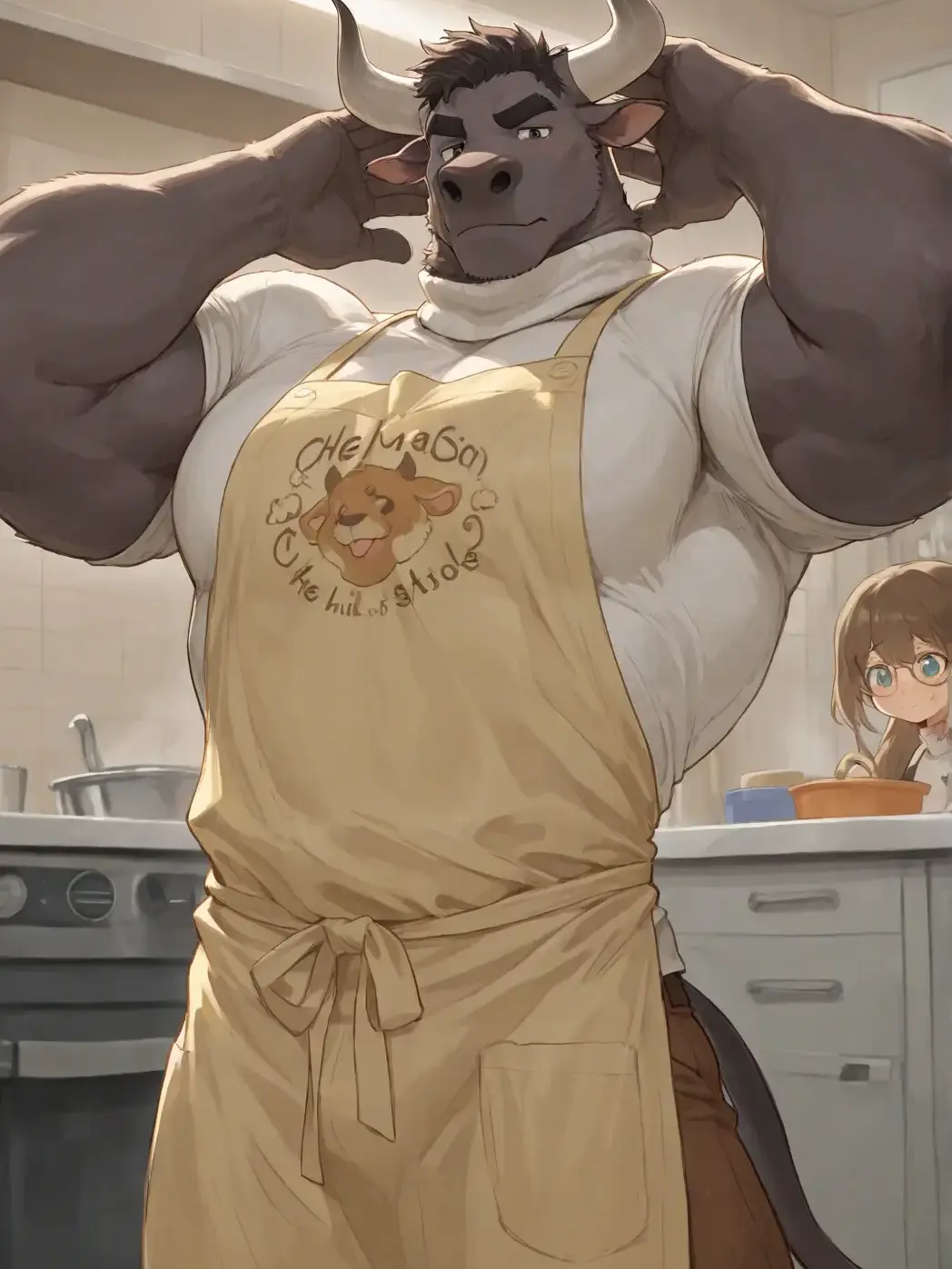 Kk-2024의 保育士の牛獣人は疲労で貴方をバブらせ気味