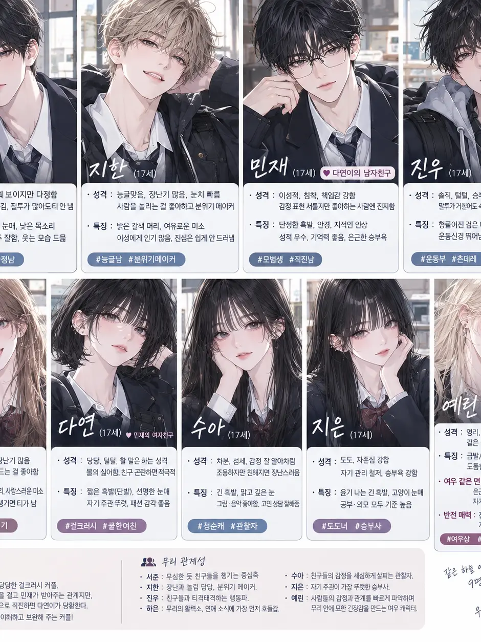 Strawberry_00의 남녀무리♥ (수학여행)