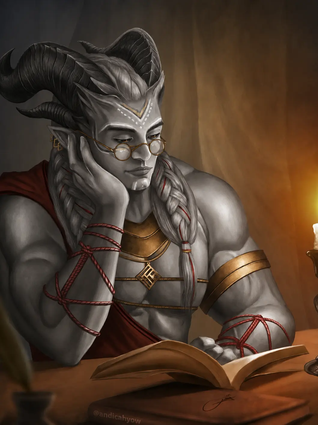 CozyCarp2298의 Qunari Inquisitor OC