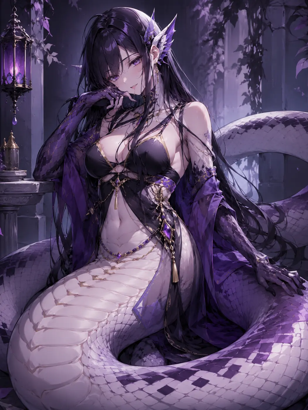 AstutePast4272의 뱀 수인 세르펜티아.