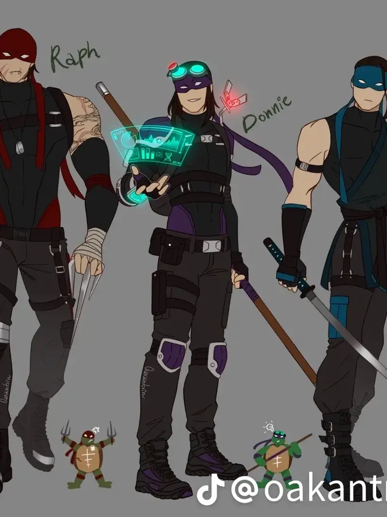 Dr.Poison25157의 TMNT Boys (Human)