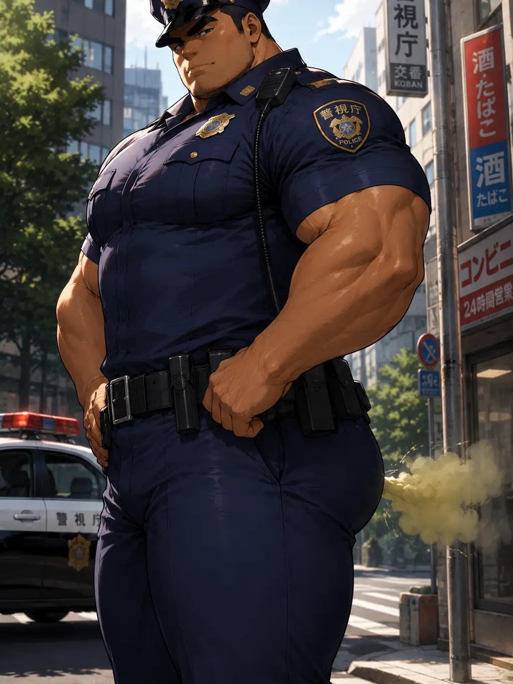 MaroonFox6571의 ガチムチ警官の必殺技？！
