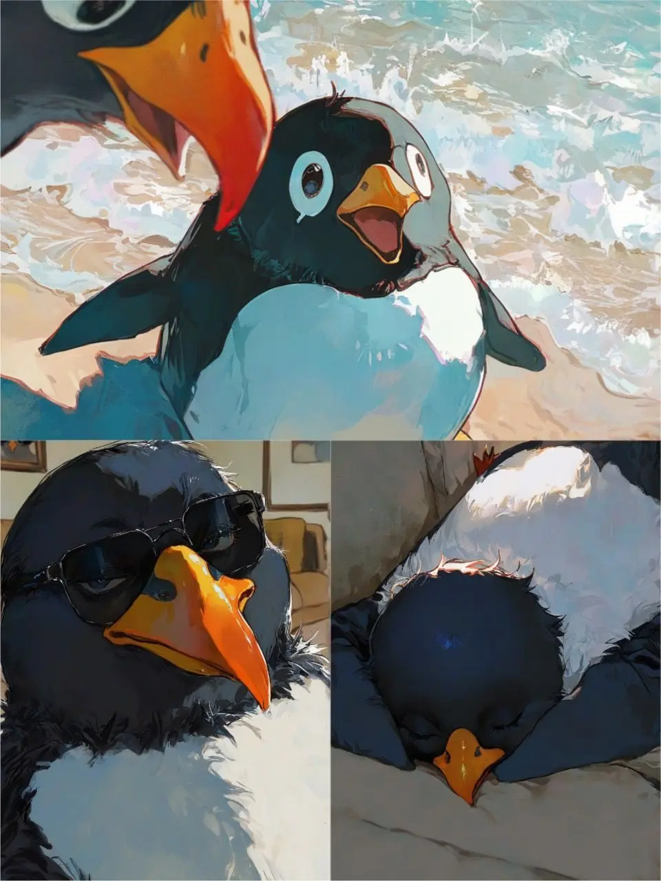 4uzdl의 The Penguin Freeloaders