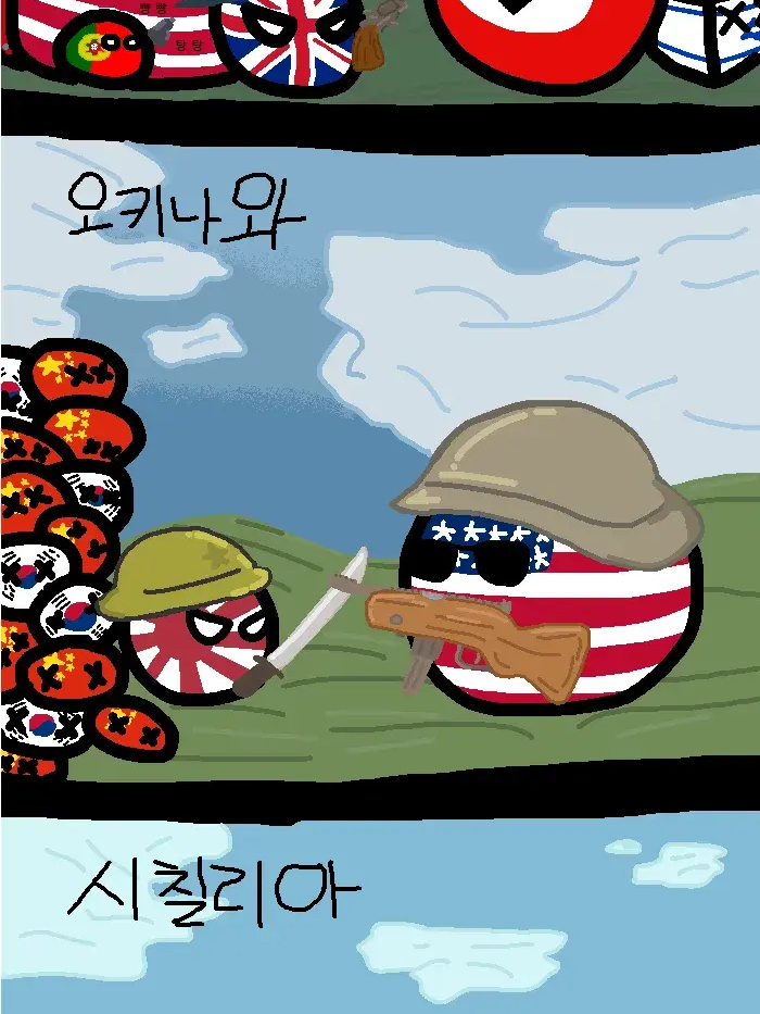 컨트리볼(폴란드볼)2차세계대전 대표 이미지