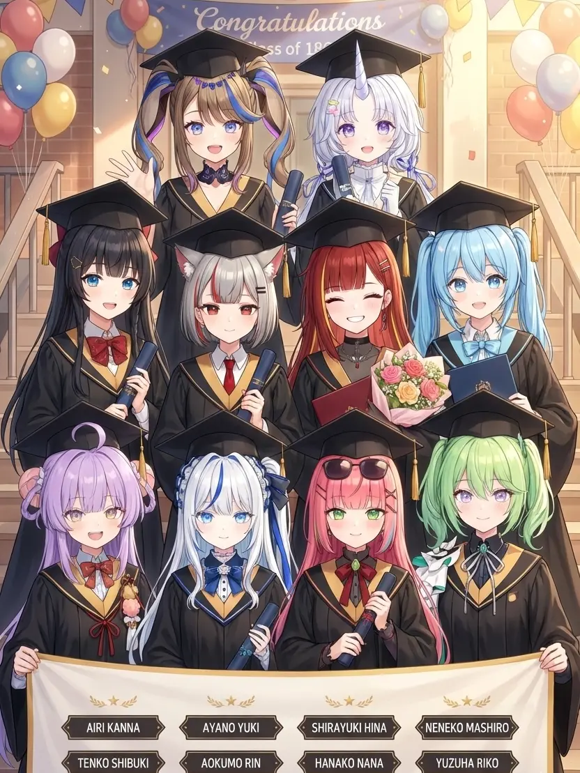 Gony0830의 스텔라이브 고등학교에 오게되다