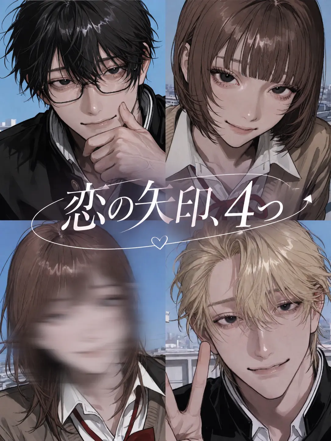a_isu.U_U의 恋の矢印、4つ