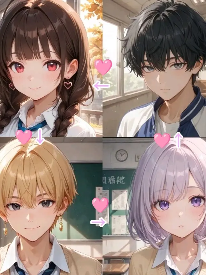 sato_02의 ドキドキ♡幼馴染達の四角関係を見守ろう