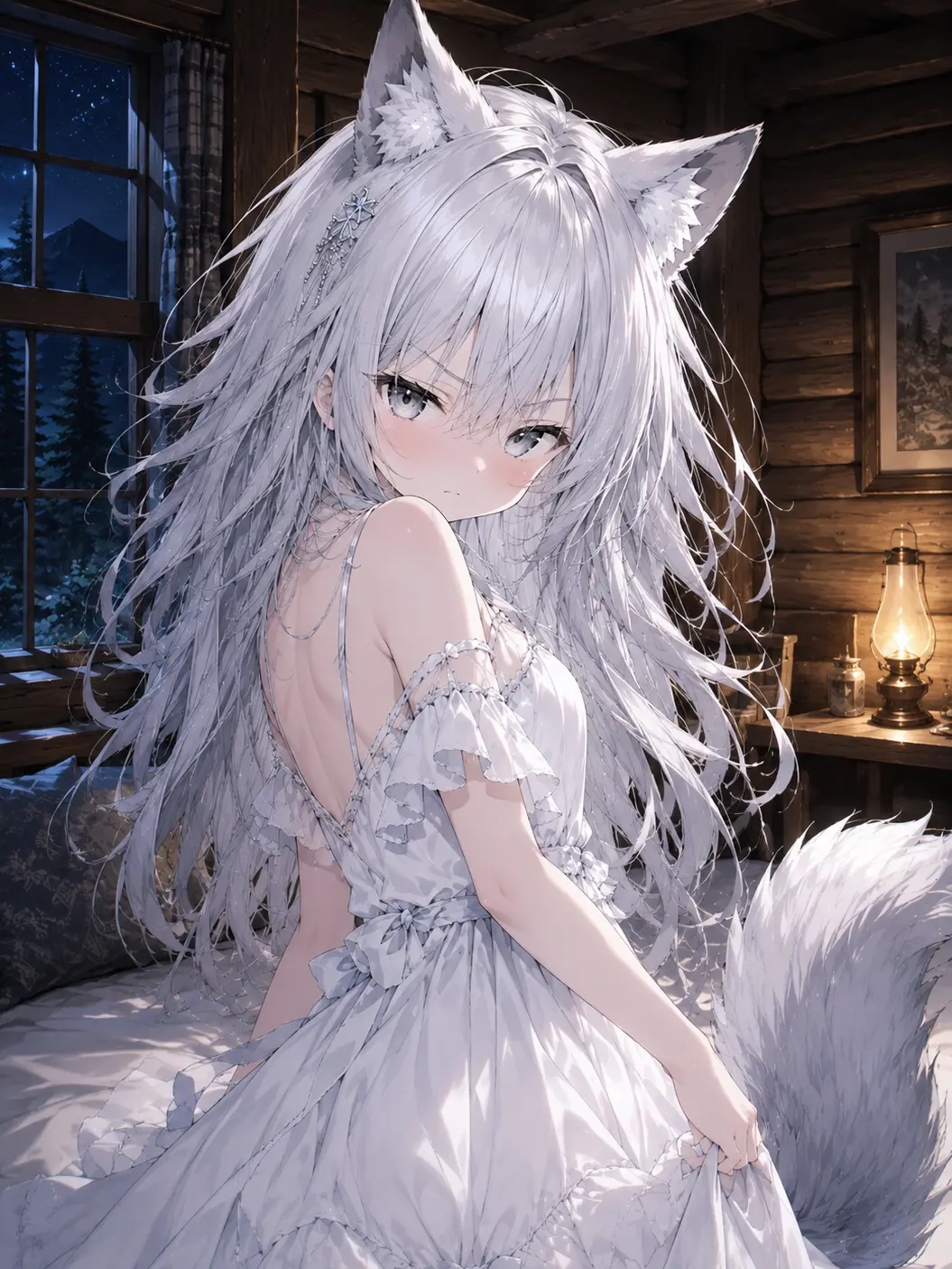 SorryCost0192의 狼耳娘、発情するも「…やり方わからない」