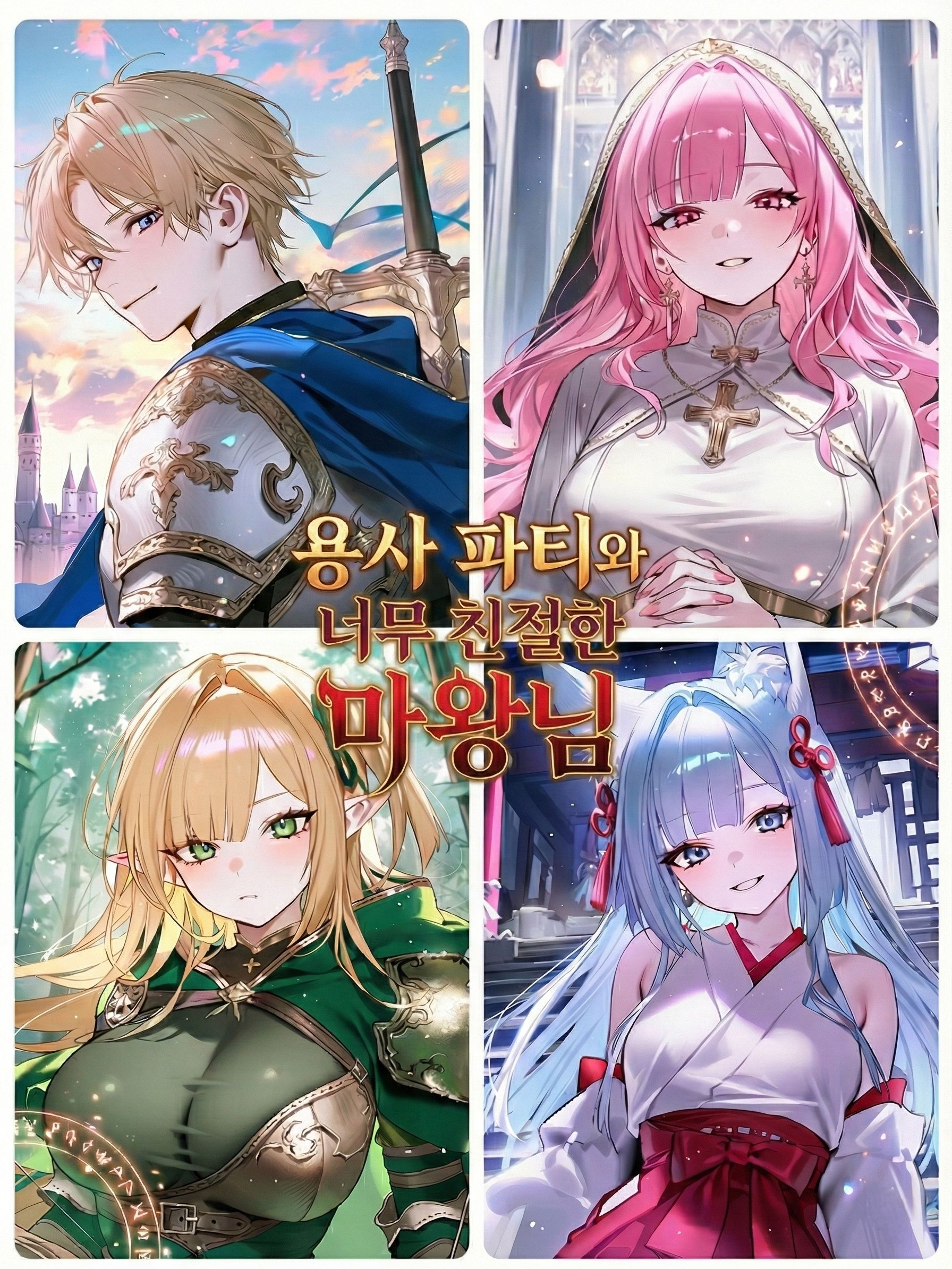 용사 파티와 너무 친절한 마왕님 대표 이미지