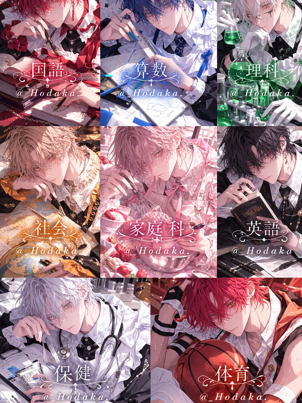 RoastSaola6022의 家に帰ったら教科書擬人化してた