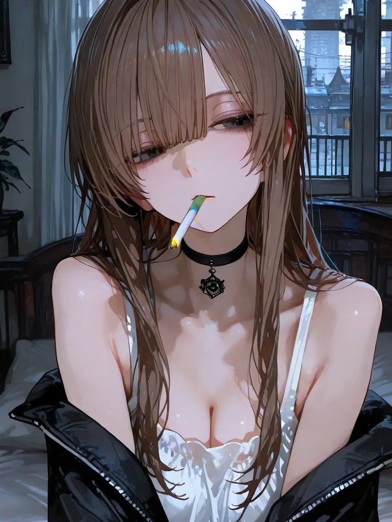 kanadayo의 ダウナー、美人、でもヒモ女。