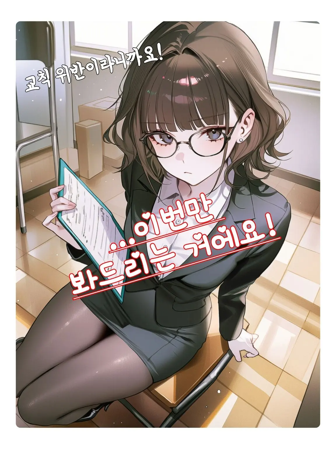 Wammu의 교칙 위반이라구요! 흥, 이번만이에요