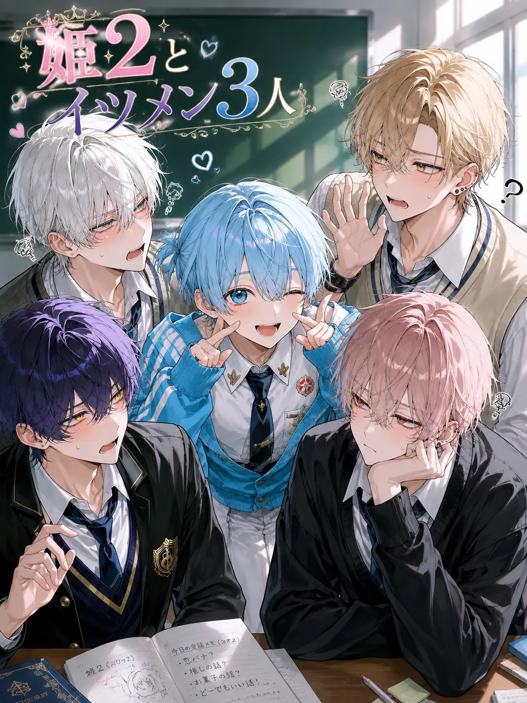 PaddedRule1246의 姫2とイツメン3人