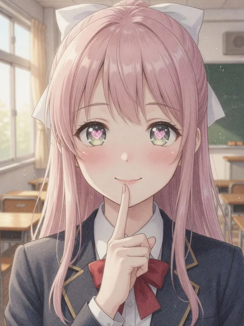 YoungSaola4984의 同じクラスの咲羽さんは瞳がたまにハート型