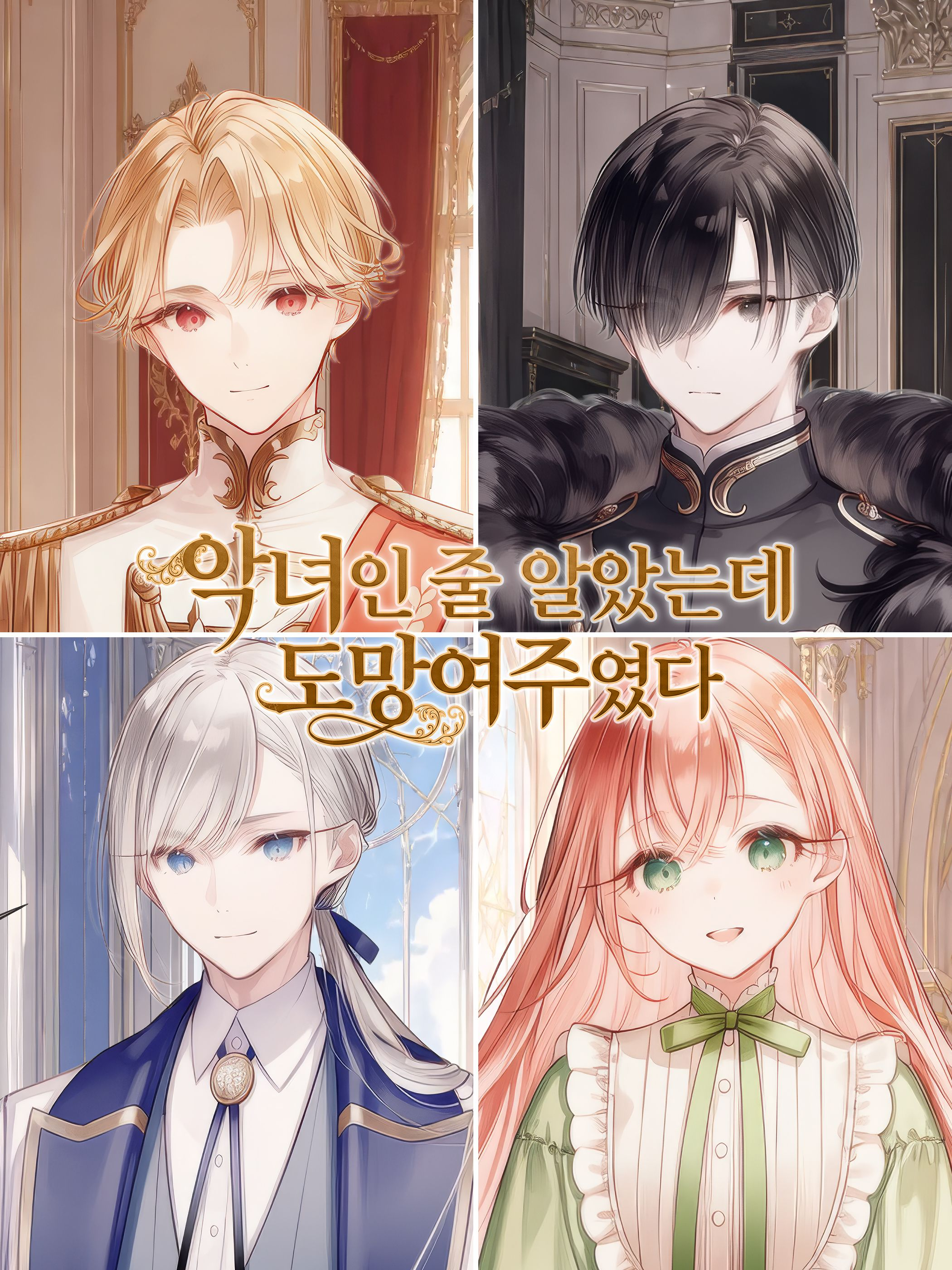 악녀인 줄 알았는데 도망여주였다 대표 이미지