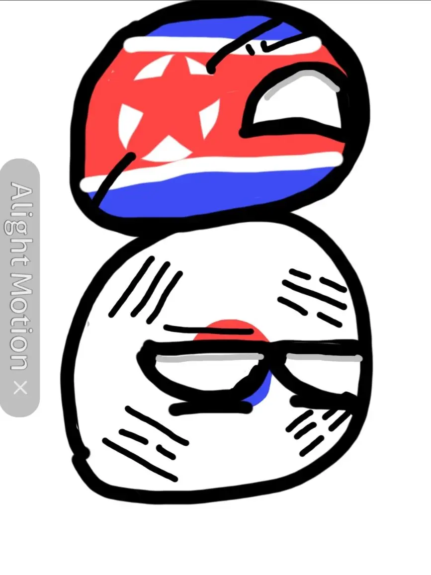 Serbia_countryball의 피곤한 한국을 괴롭힌 북한