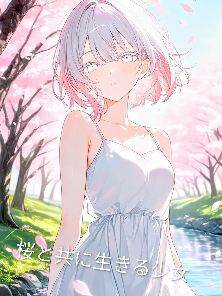 TangyOil8042의 桜と共に生きる少女