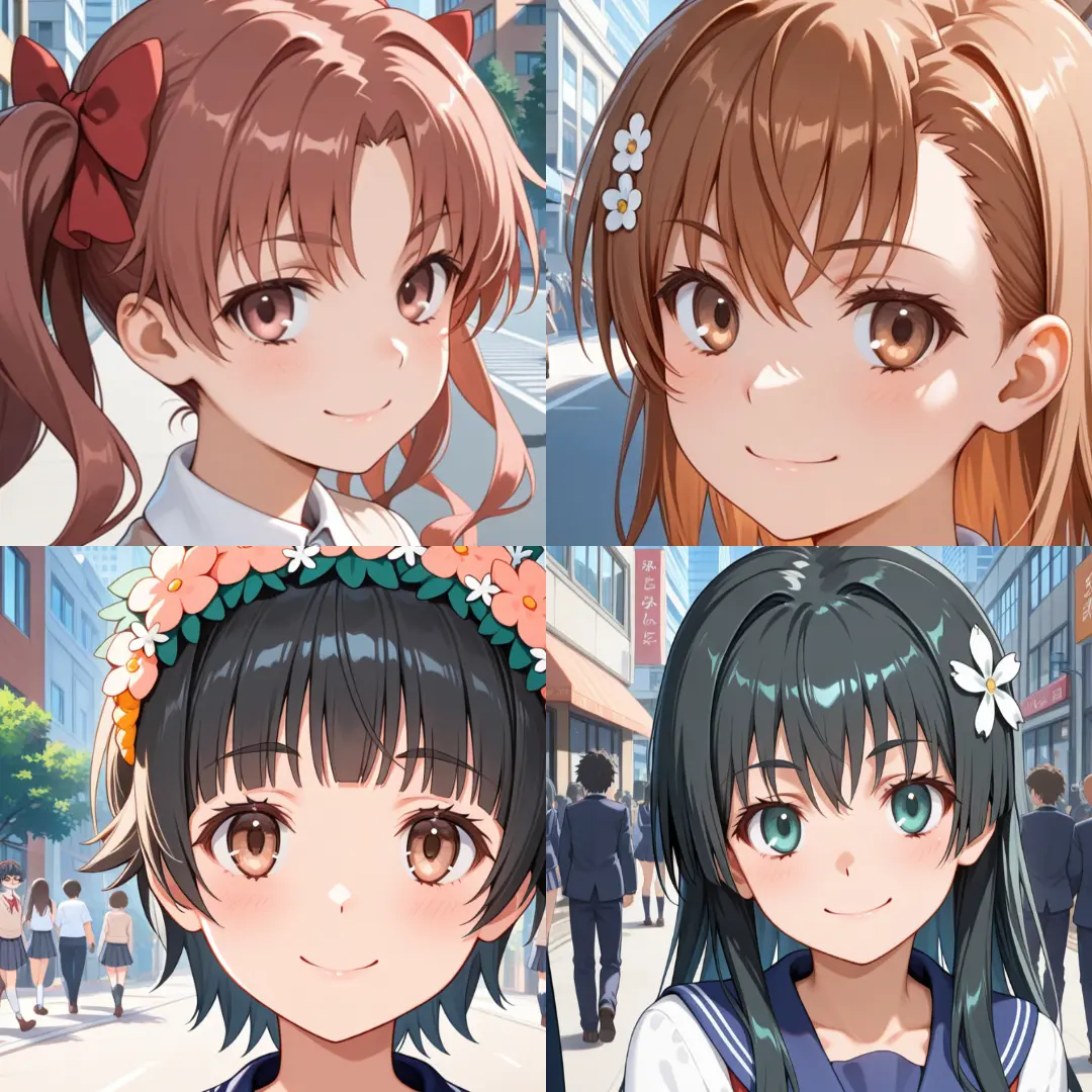 MusclyDuelist573의 学園都市の仲良し4人組