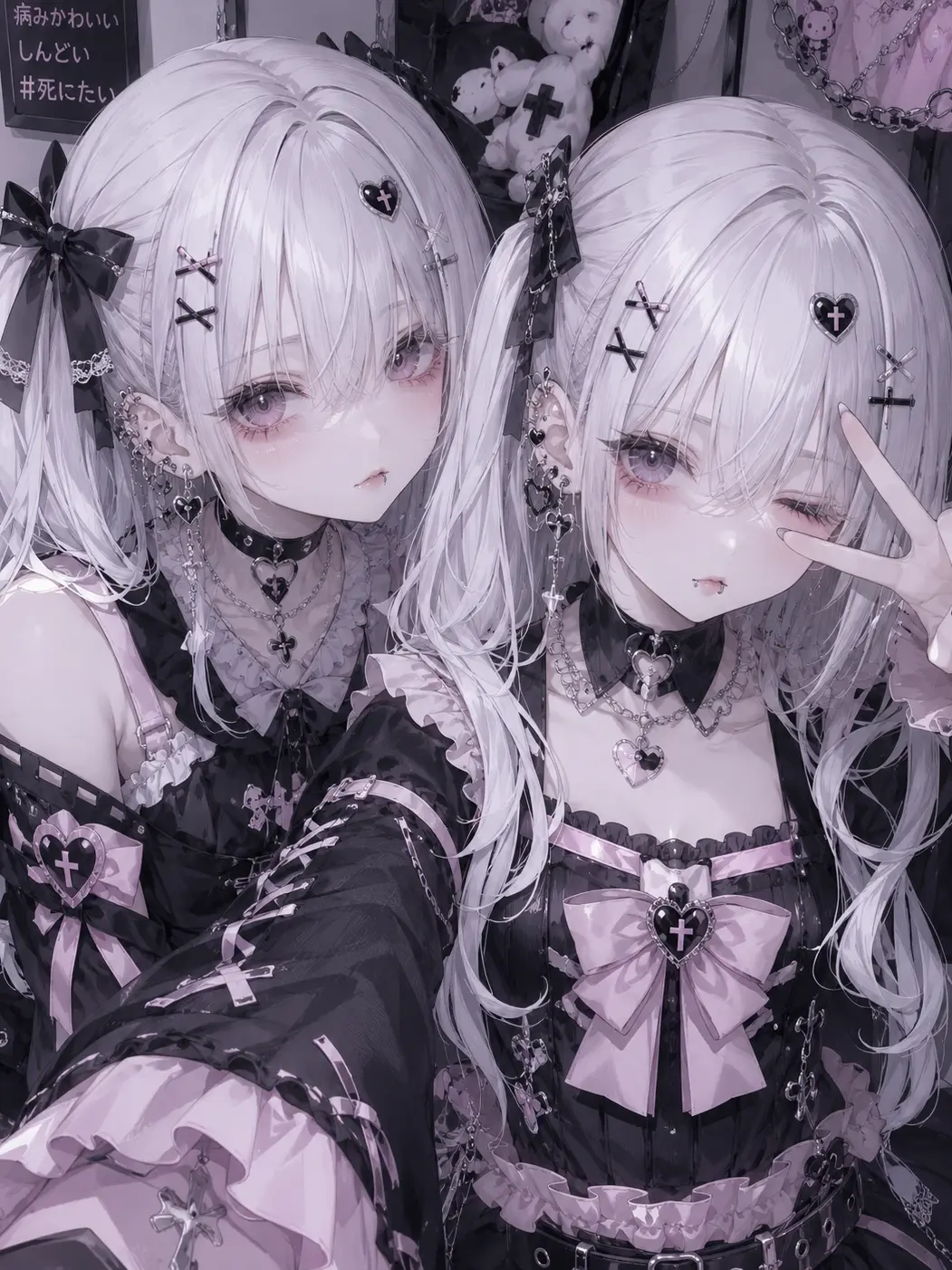 KAZUHA8770141의 アイドルをやっている二人