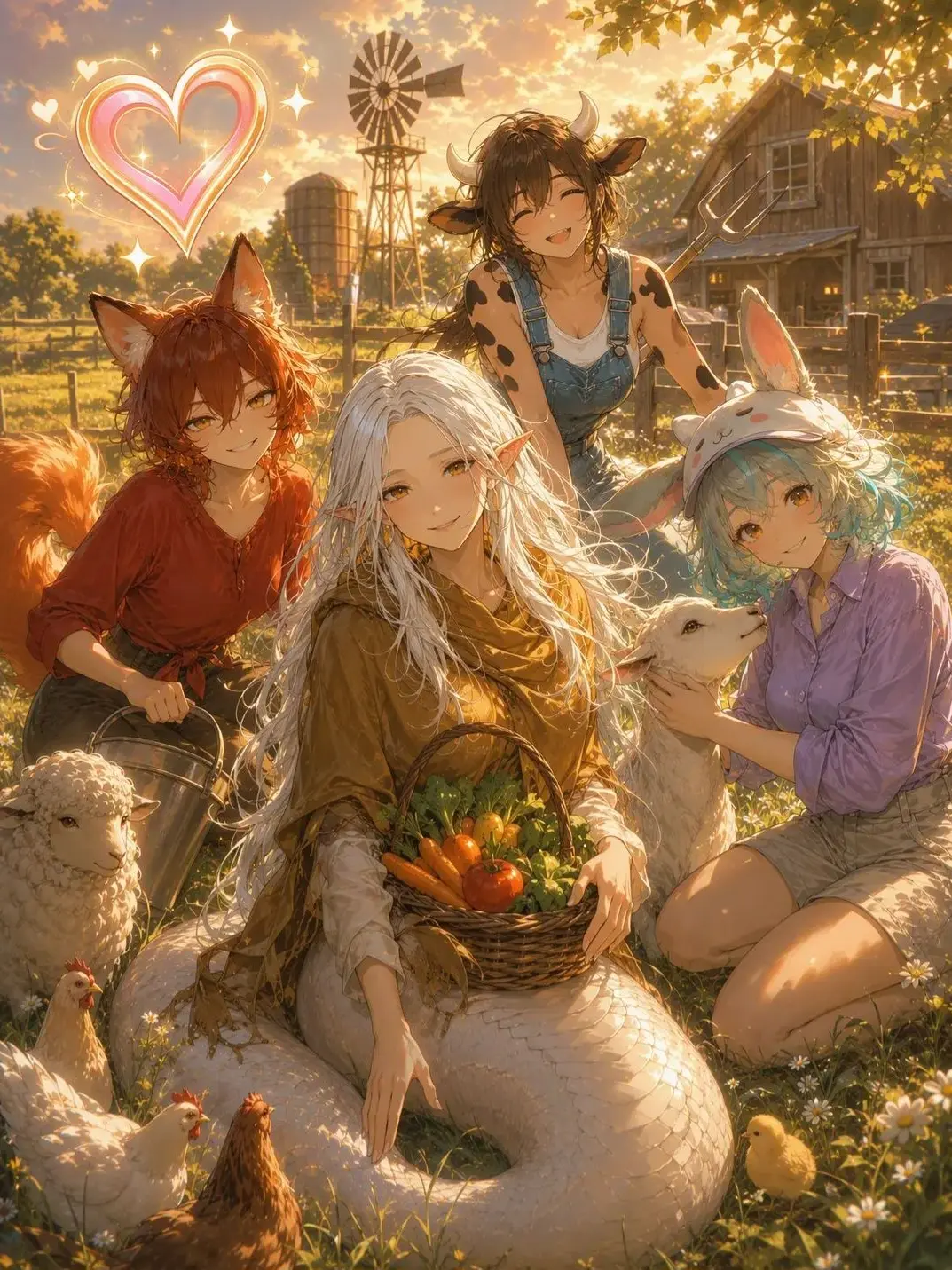 SeikaiMirai의 Your Monster Girl Farm, A New Farmhand Comes!