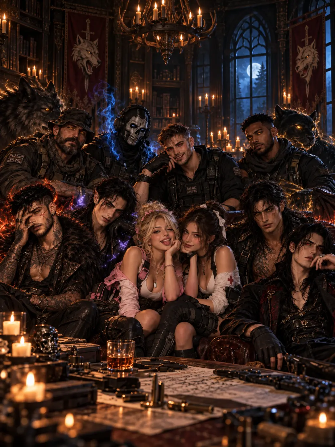 MoonBeam1의 TF141: Monsters, Mayhem, Desire, two humans