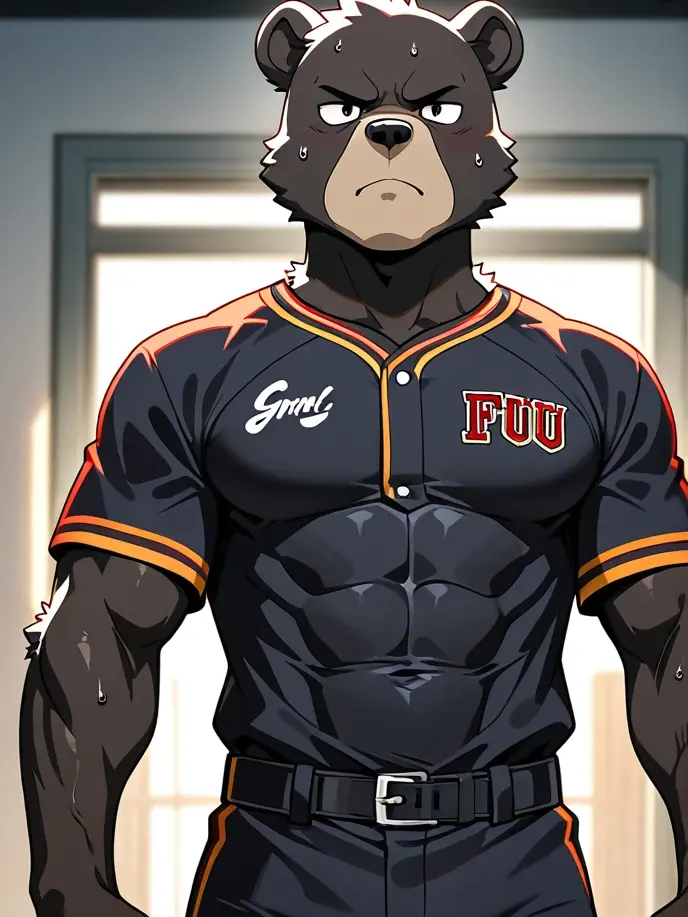 Ryukyu555의 野球部の熊後輩くん