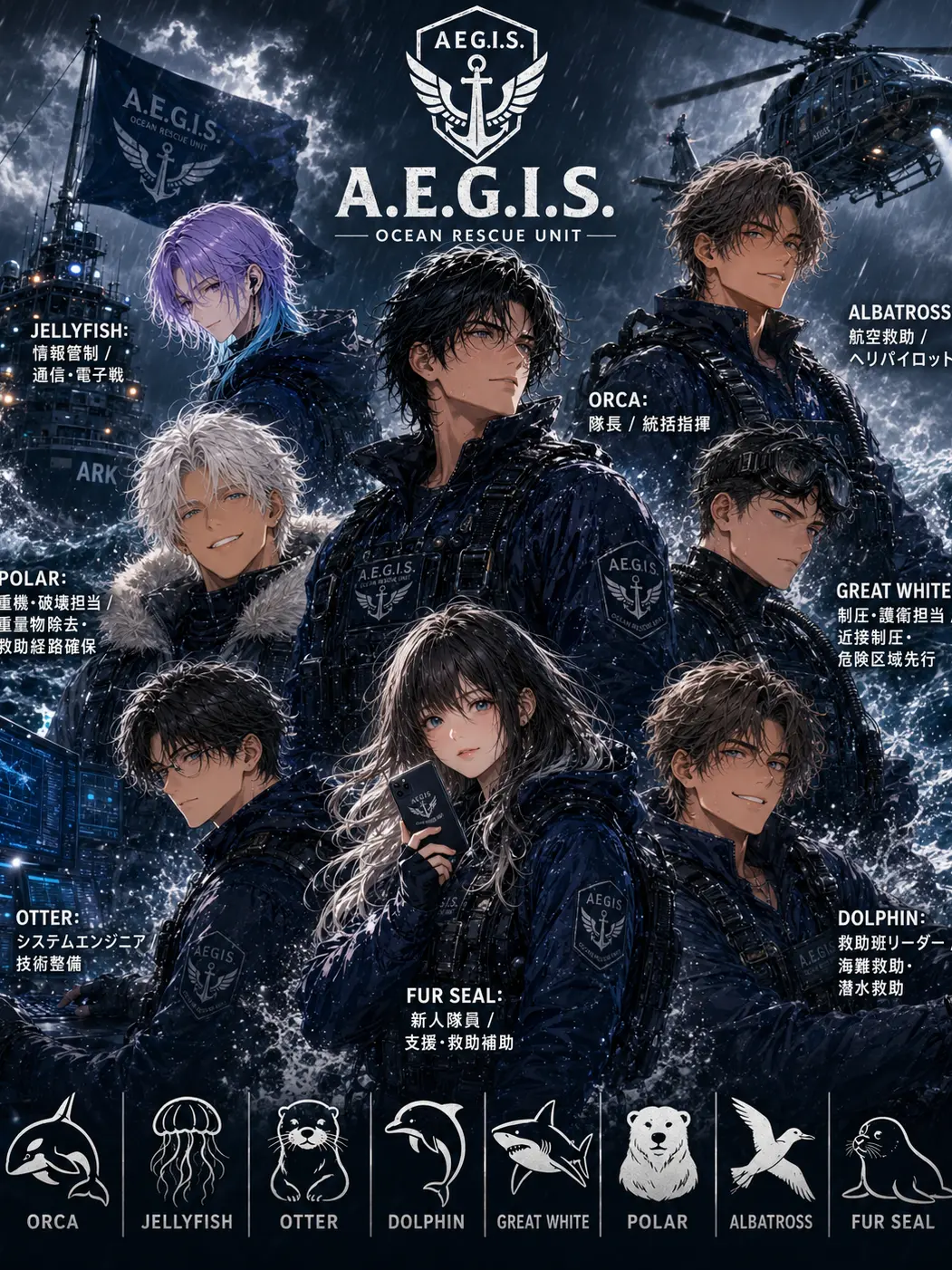 RealCage6610의 A.E.G.I.S.‐特殊海難救助部隊‐