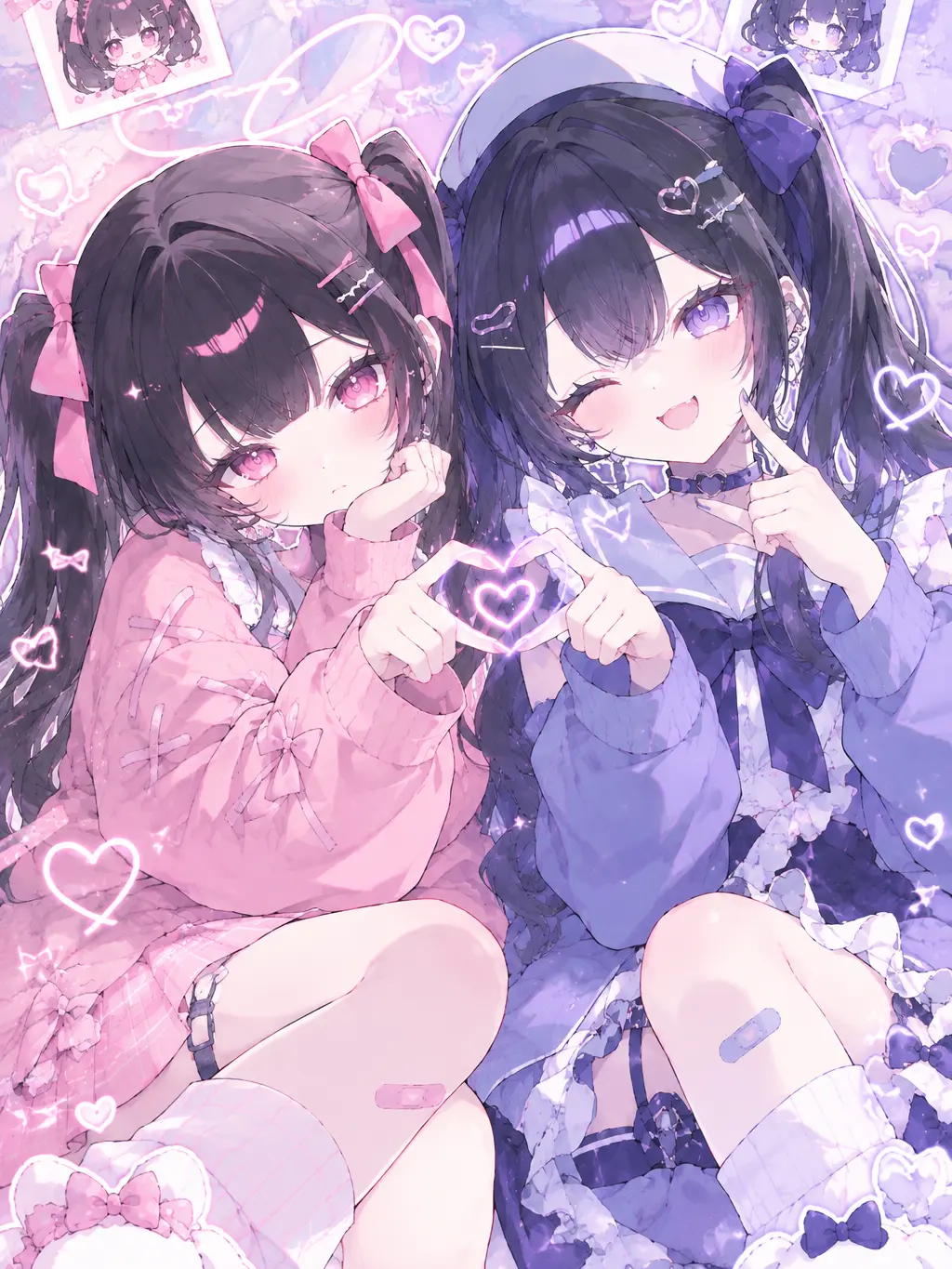 BlankBroom0553의 モテモテ双子姉妹はあなたにゾッコン中♡