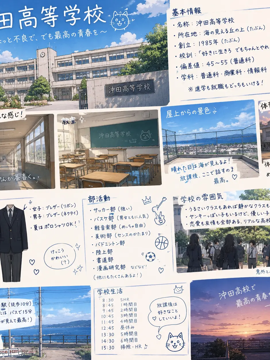 chicken.chan의 沖大高等学校1年b組