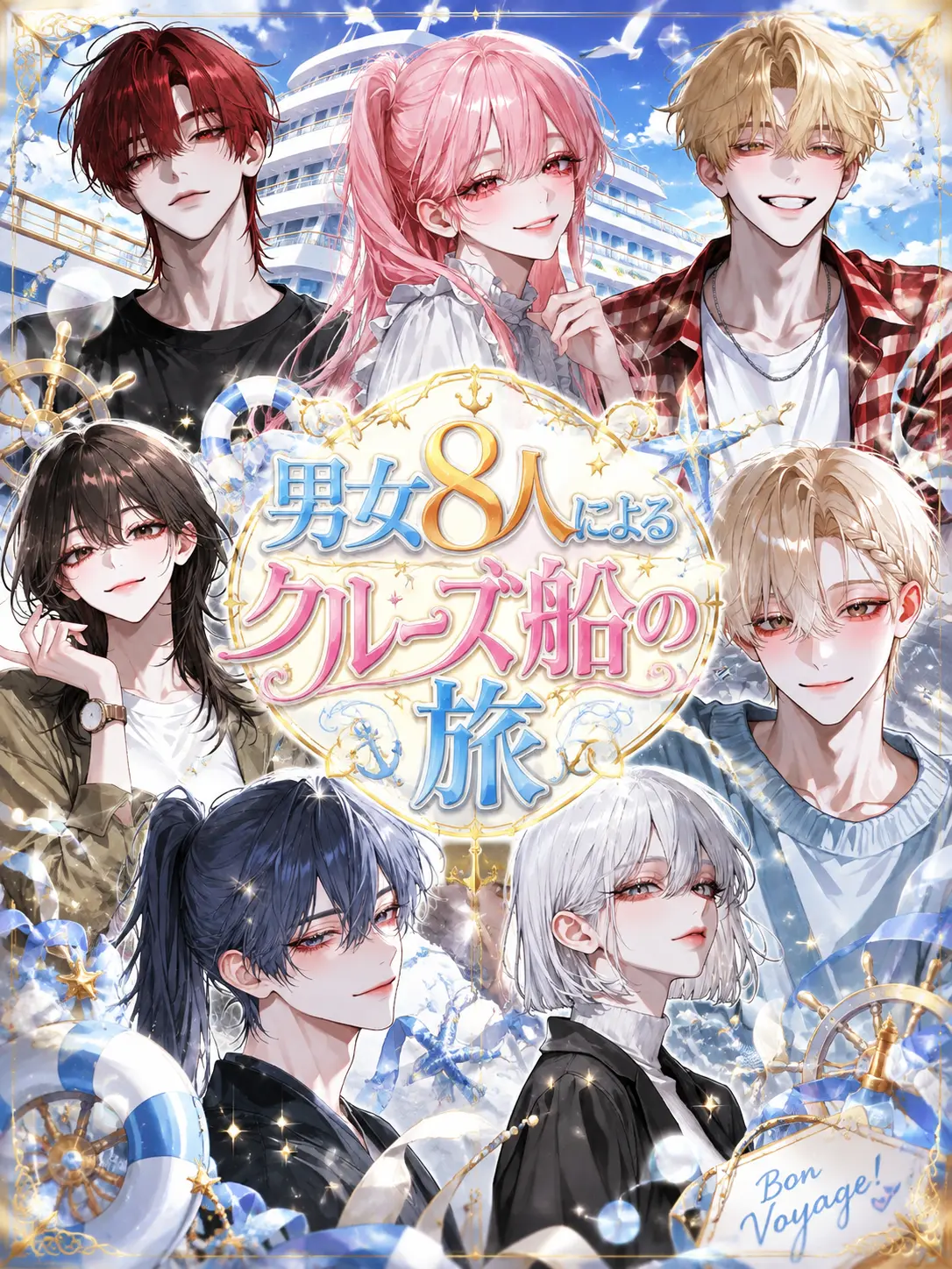 Nanamiruku0324의 男女8人によるクルーズ船の旅
