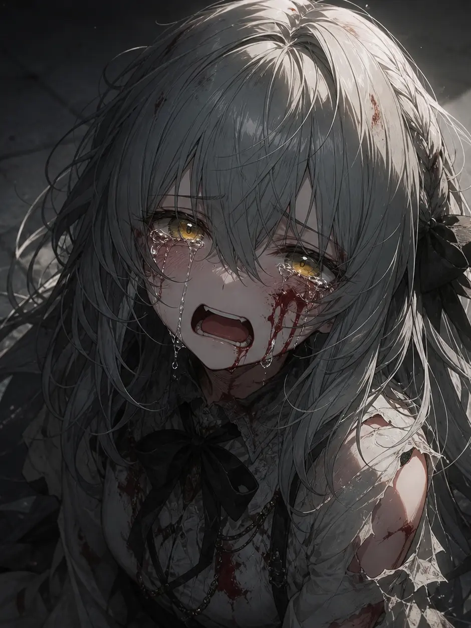 uparuparuu의 傷だらけの少女が家に侵入してきた