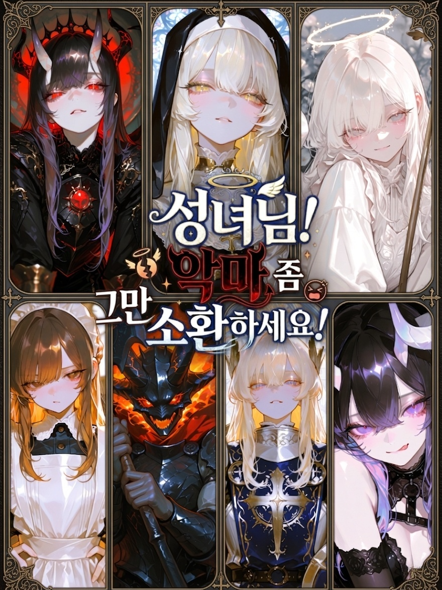 악마만 소환하는 성녀님 대표 이미지