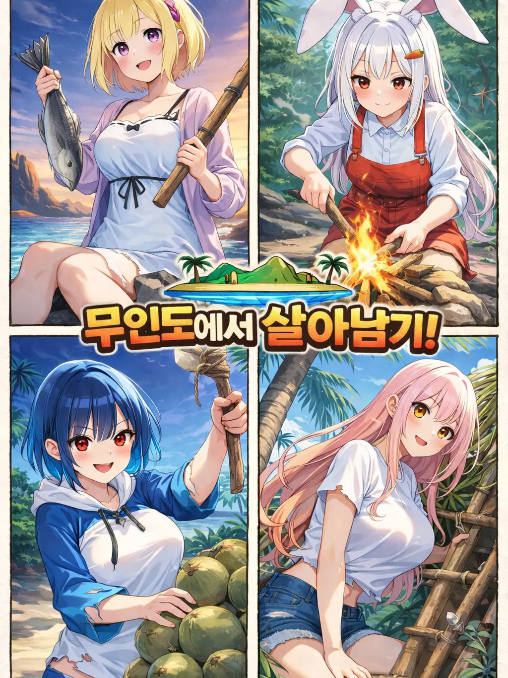 mindungtteog의 무인도에서 살아남기!