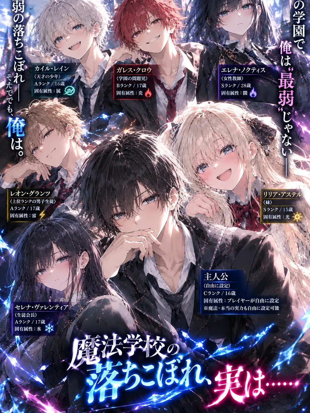VastFan9848의 魔法学校の落ちこぼれ、実は……