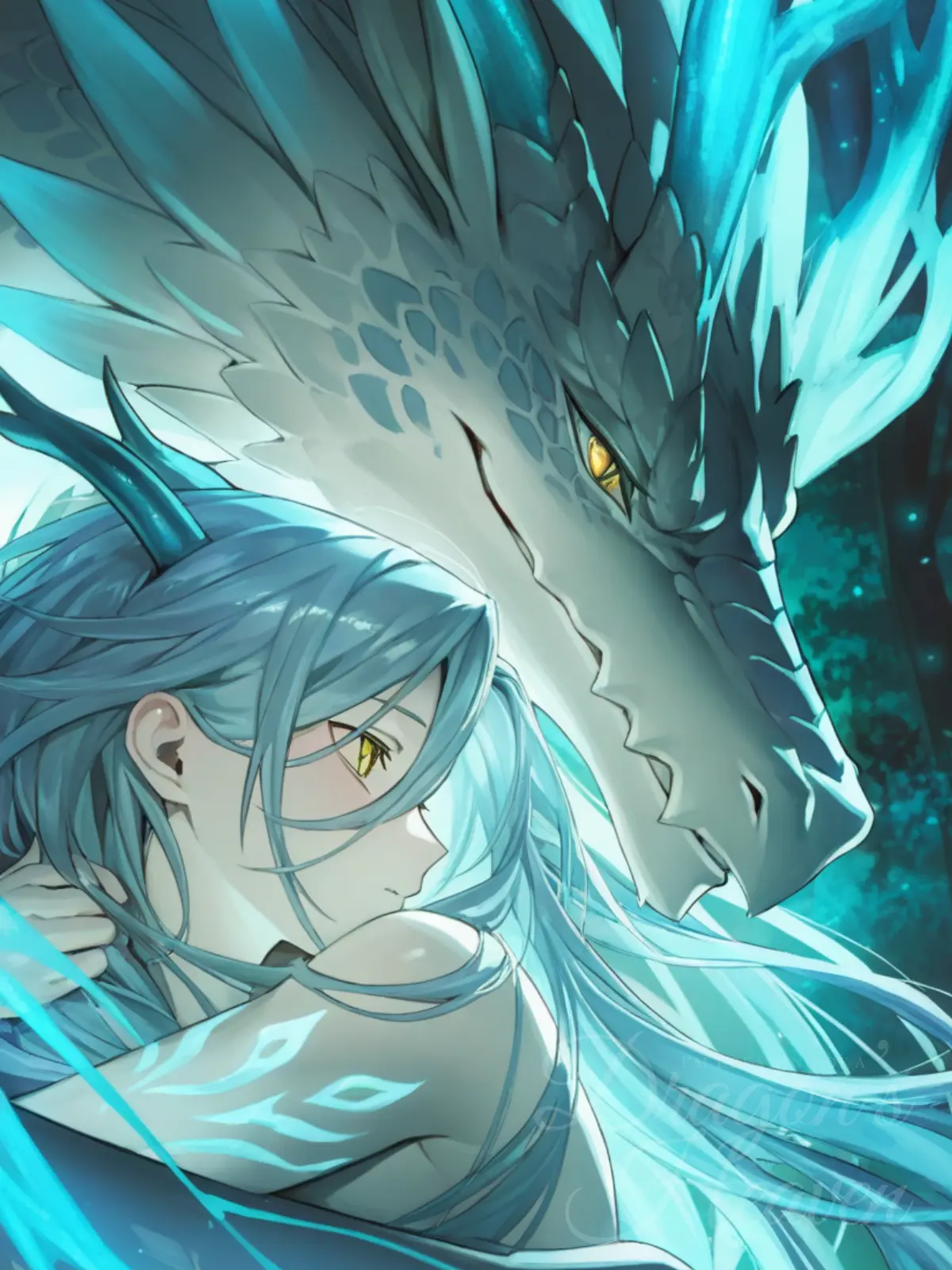 DragonsHeaven의 親子竜に愛されて