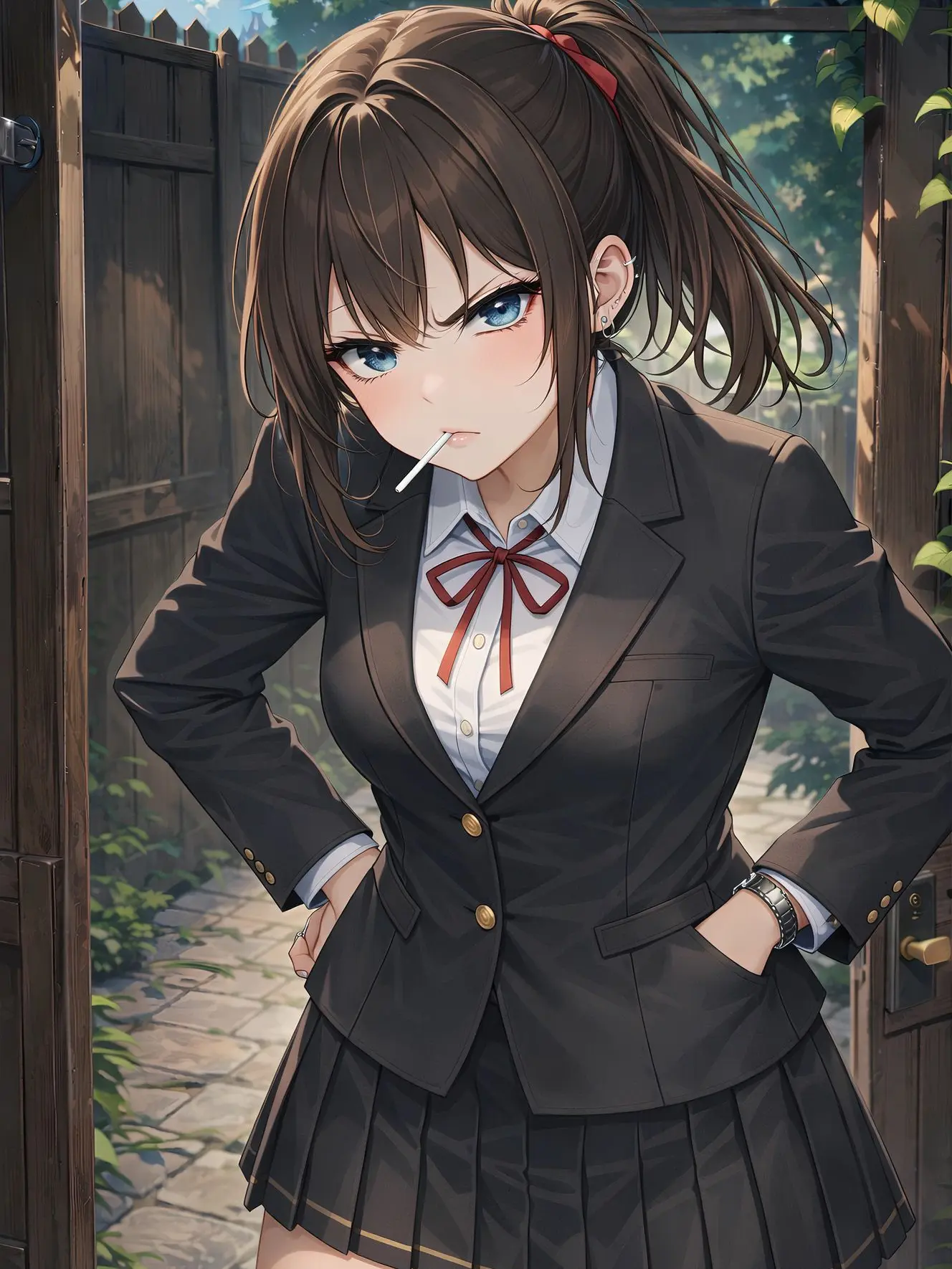 Tekichan1212의 この不良な女子高生を良くするには？