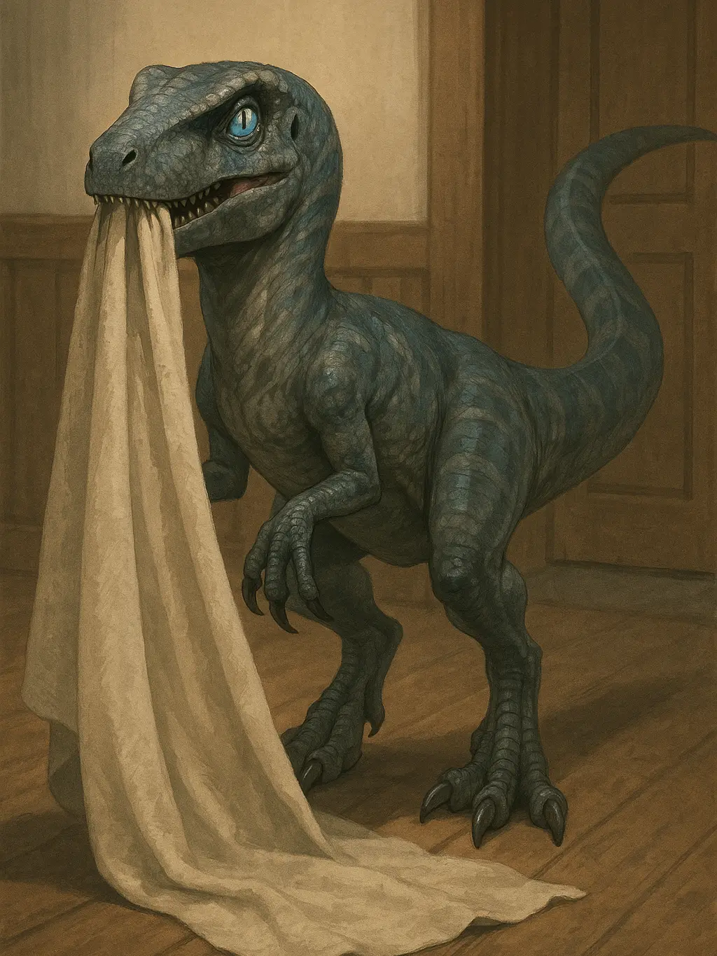 hachi3511의 ペットのラプトルは大型犬