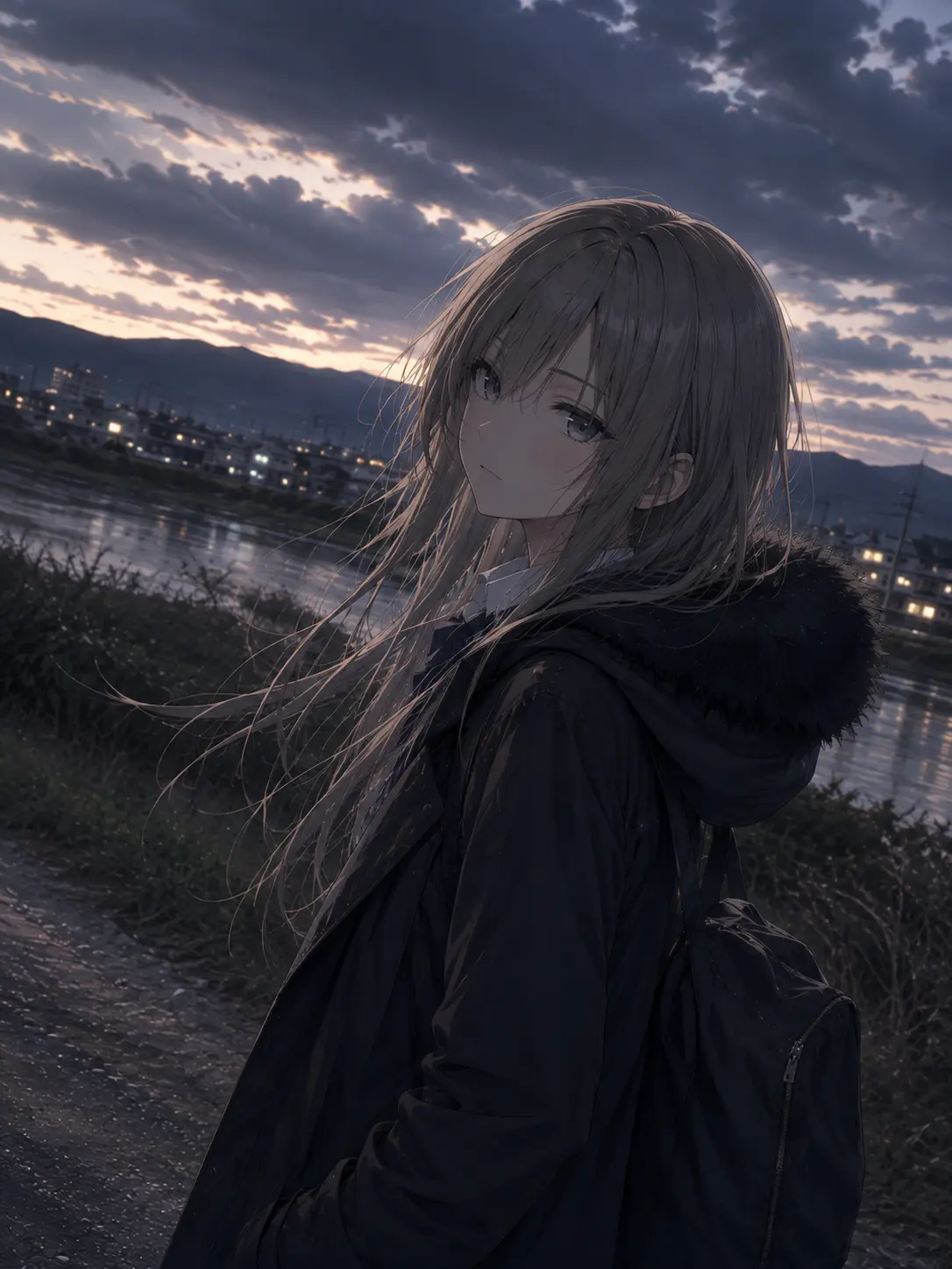 SassyBoard3196의 Rural Riverside Path Home