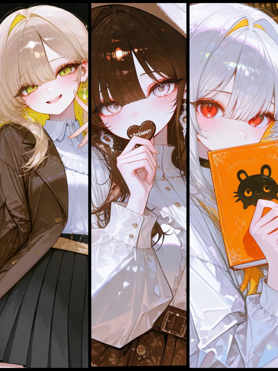 DeepEdit9575의 食べ物擬人化三人衆
