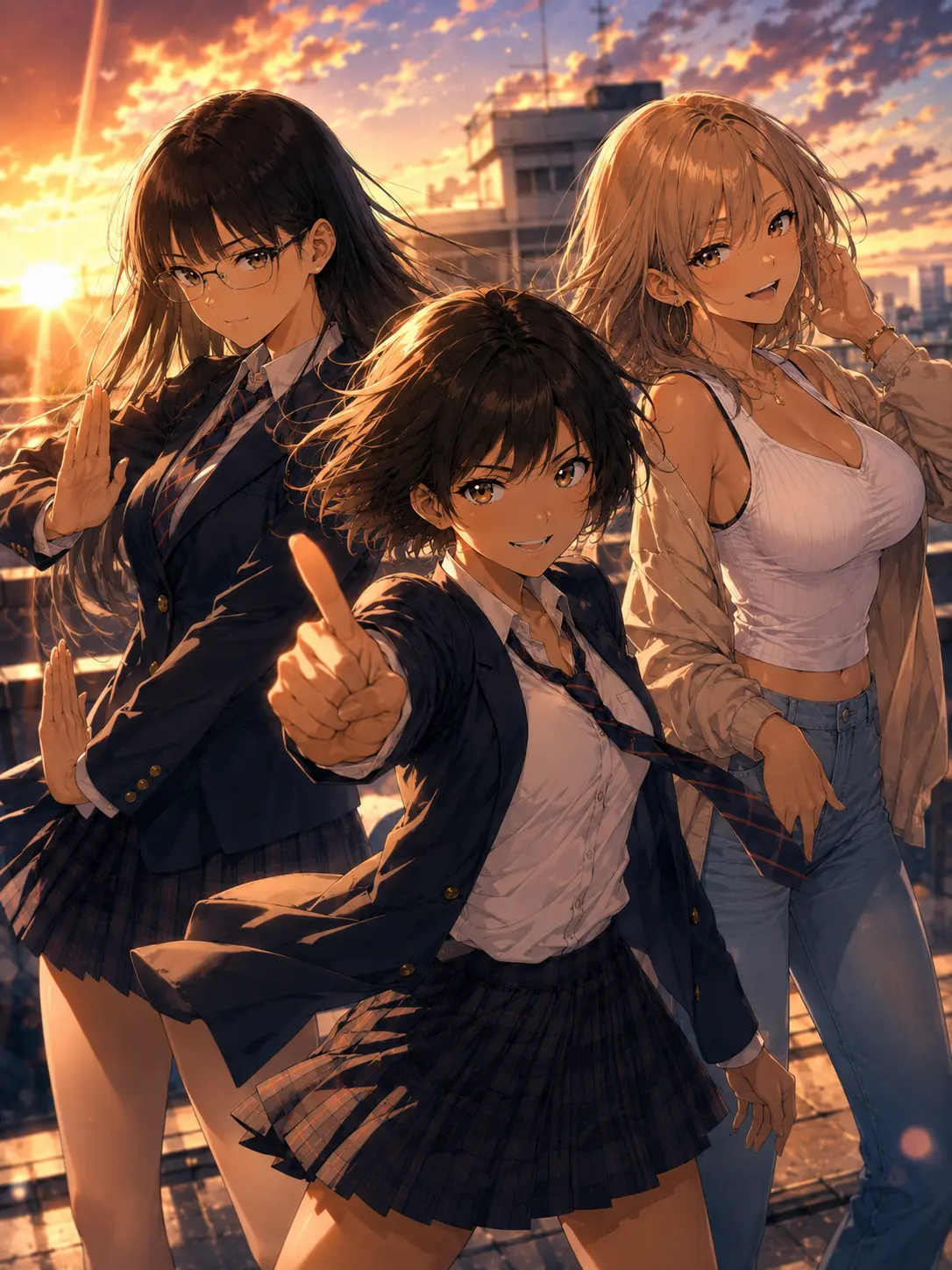 TimelyWolf5068의 彼女がモテ過ぎる為「拳で!!」