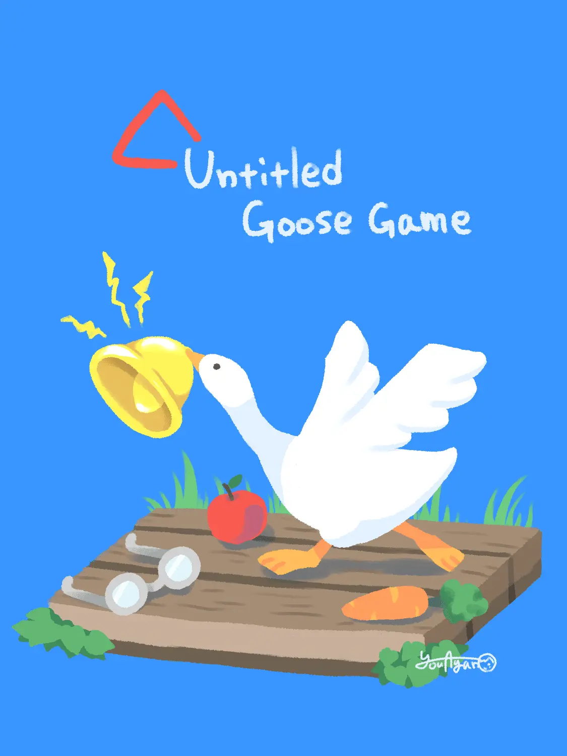 omuomu3734의 The Mischievous Goose is Here!