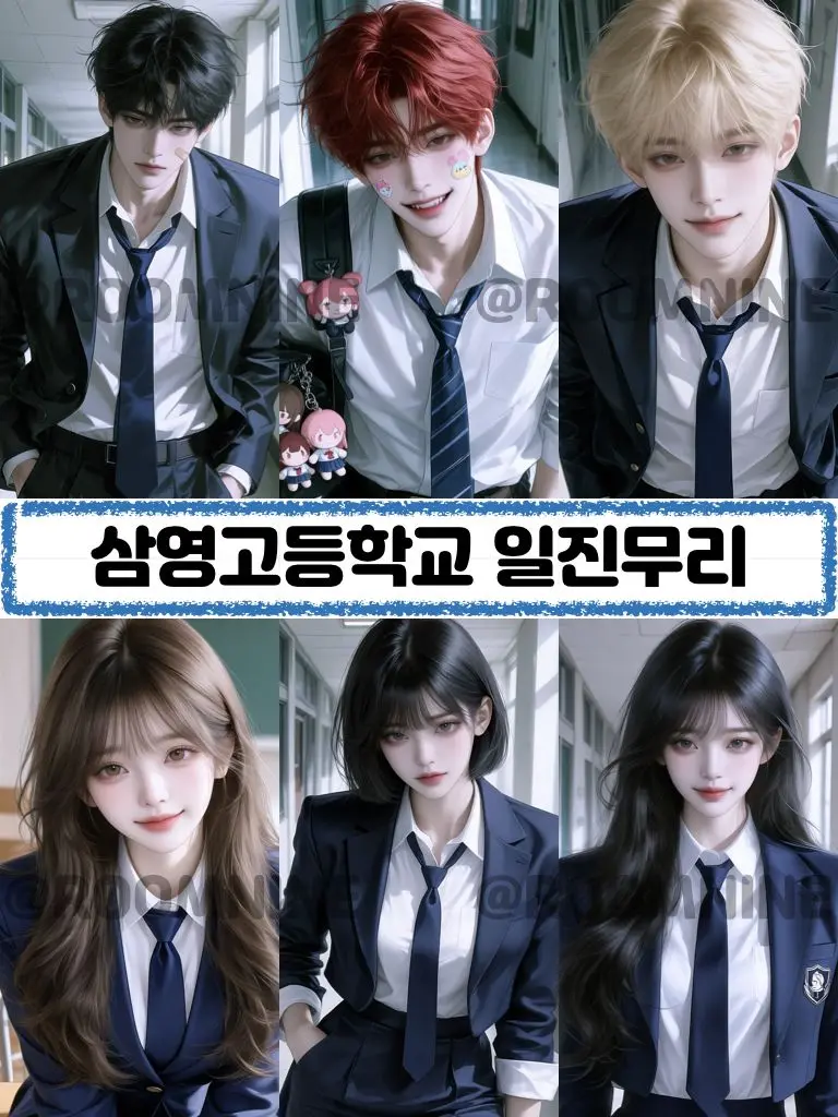 ROOMNINE의 삼영고등학교 일진무리 + 찐따