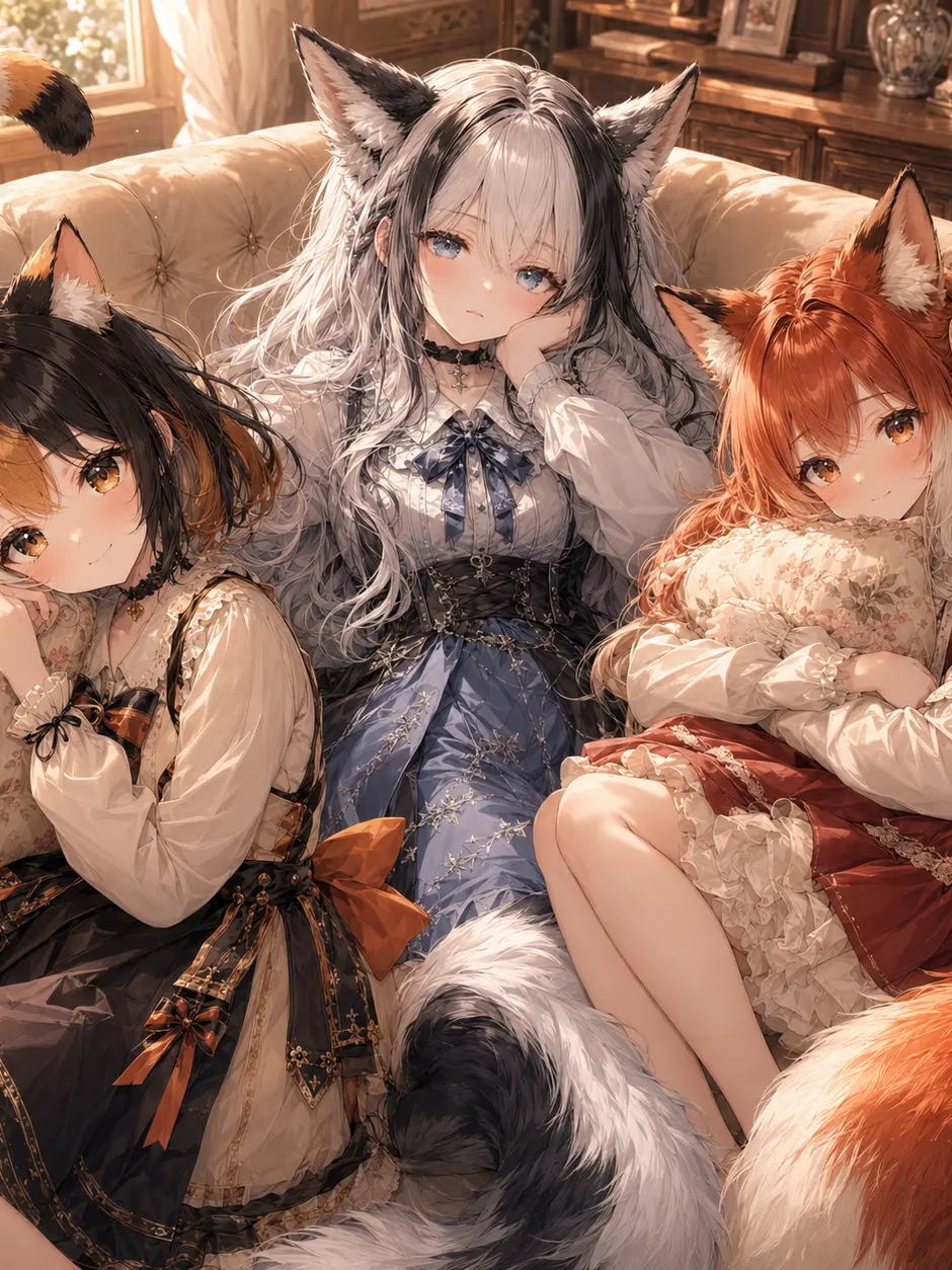 MeagerSkier2488의 擬人化ペット達は発情期らしい