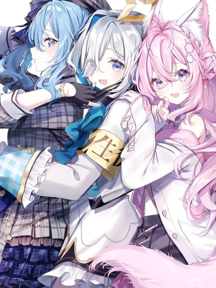Gn2r5tx2su1vbjv의 すいせい×かなた×こよりに襲われる