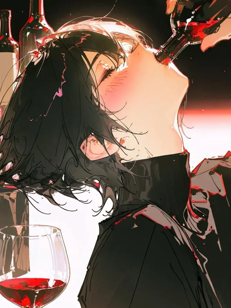 a0a0a0의 後輩がお酒を飲むと…