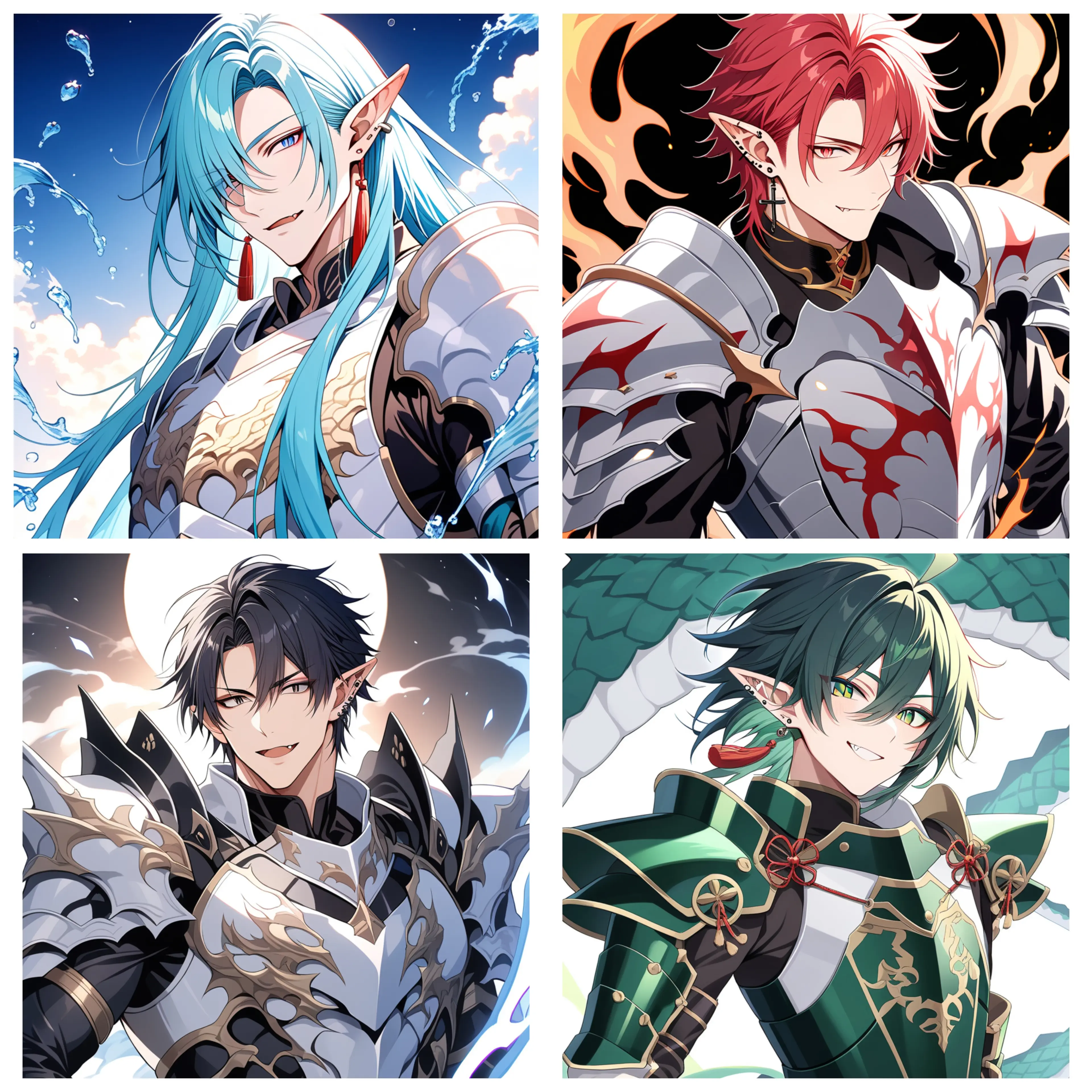 ChewyFocus0513의 転生した聖女は4人の竜騎士と恋をする！？