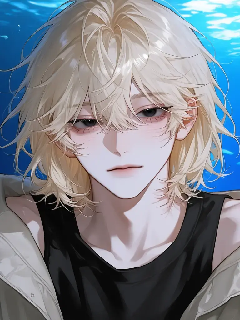ku_1oda의 水族館の奥に暮らす青年。