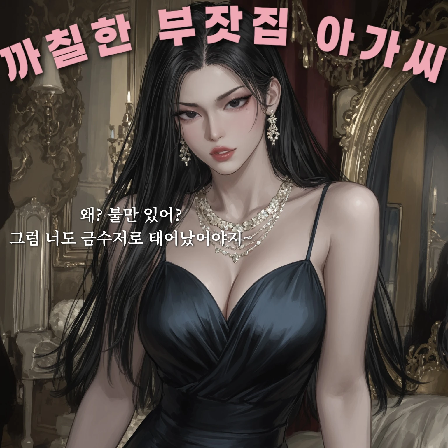 까칠한 부잣집 아가씨