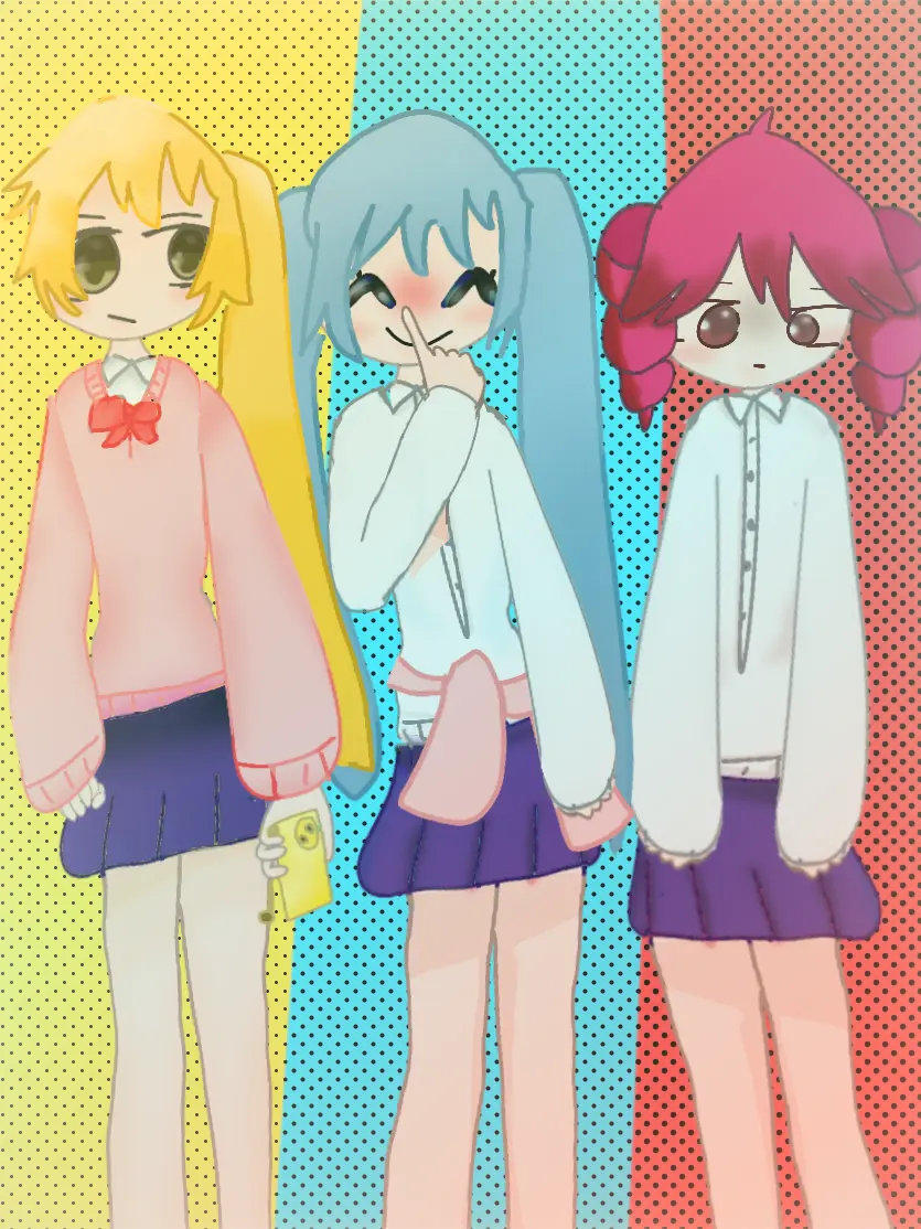 RipeStock1958의 ボカロ学校/学園❤️💙💛