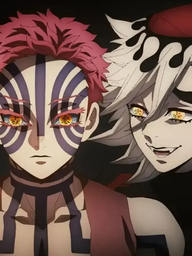 nabi_akaza3의 猗窩座/童磨/黒死牟…と夜の森で出会う